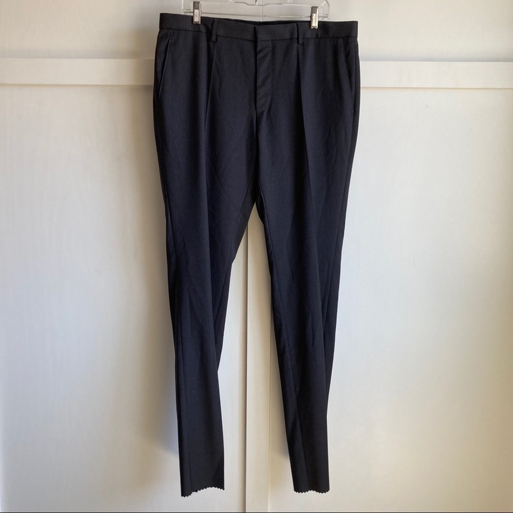 NWOT Hugo Boss Mens Dress Pants Dark Gray Sz 44L